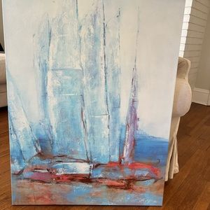 Large colorful art piece